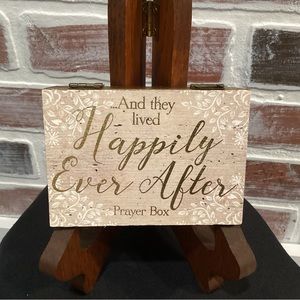 🟡 “3/$15” - Wooden Prayer Box with metal hinges - Very nice and unique gift